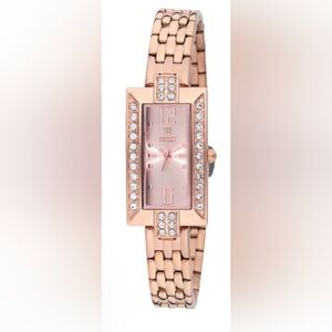 INVICTA /Montres Prestige Rose Gold Watch with Crystal Accents